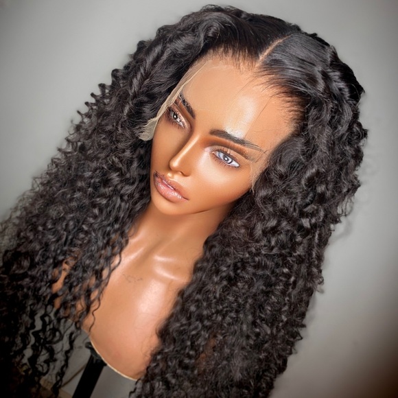 Custom 28’ HD Lace Curly Human hair wig ready to ship - Picture 4 of 9